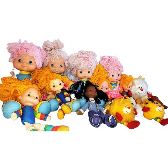 11" Rare 1983 Vintage Rainbow Bright Indigo Doll Stuffy Hallmark Mattel #9 - Picture 10 of 12